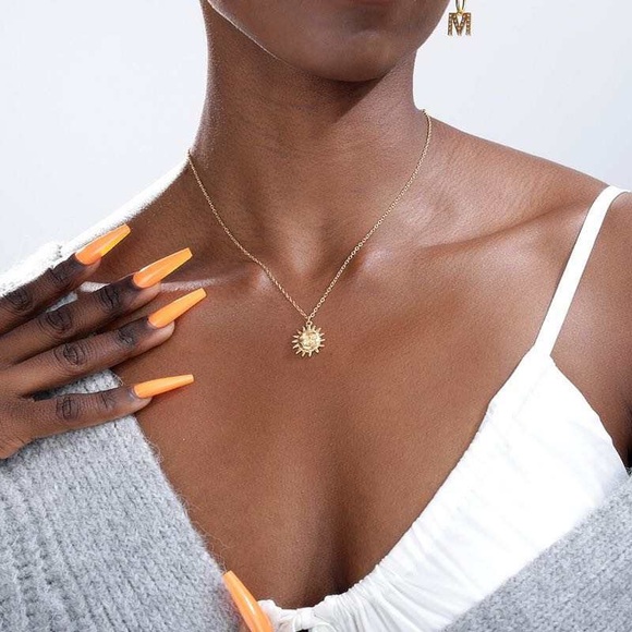 Jewelry - Sun and moon pendant - necklace